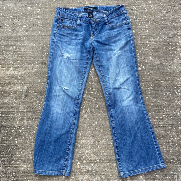 Southpole Jeans Denim Bling 3 Boot Cut 32x28 Distressed western Cowgirlcore - Picture 4 of 9